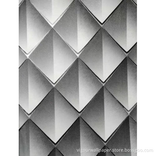 53cm Waterproof pvc modern geometrical design wallpaper